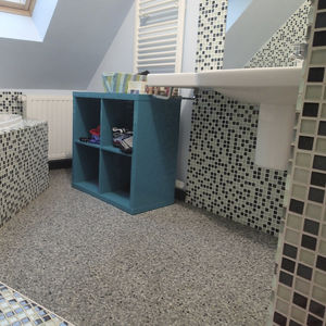 marble dust flooring / for shops / commercial / natural