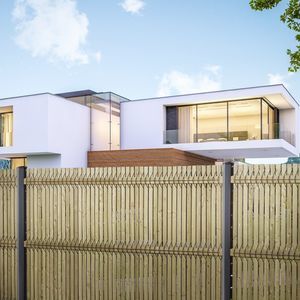 louvered privacy screening