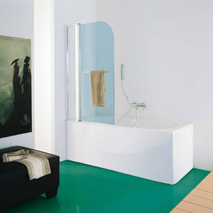 pivoting bath screen