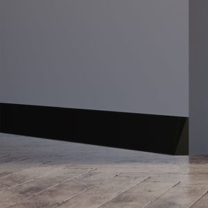 white baseboard