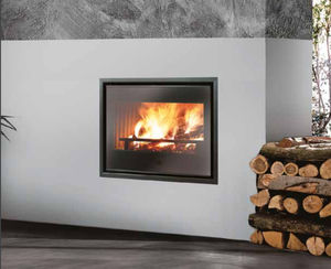 wood-burning fireplace insert 1