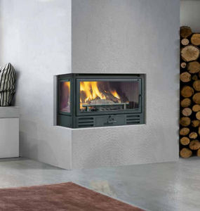 corner fireplace insert