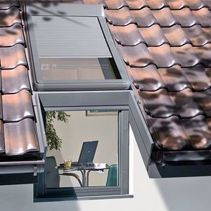 wooden roof window