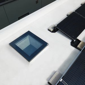 flat roof skylight 1