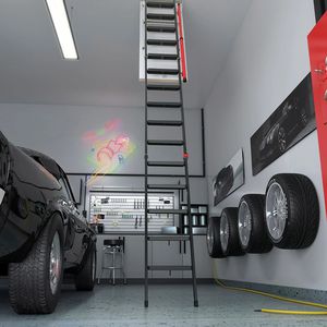 attic retractable ladder 1