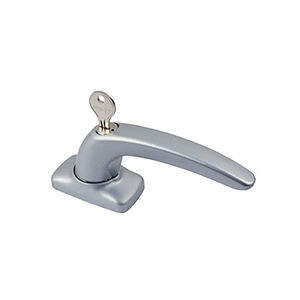 window handle / aluminum / contemporary / with lock