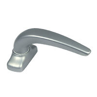 door handle / aluminum / stainless steel / galvanized steel
