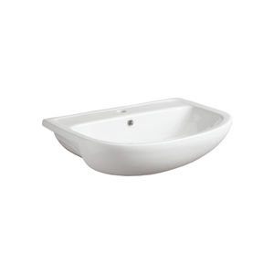 semi-recessed washbasin 1