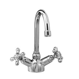 double-handle washbasin mixer tap