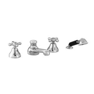 double-handle shower mixer tap