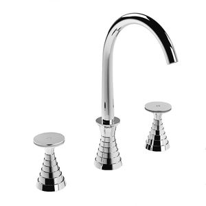double-handle washbasin mixer tap