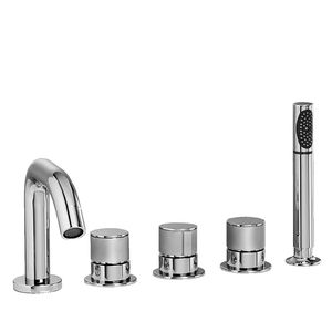 double-handle shower mixer tap