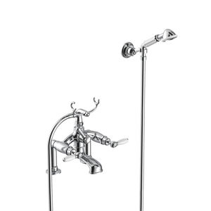 double-handle shower mixer tap