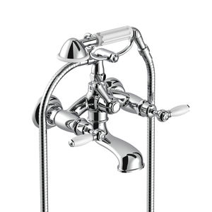 double-handle shower mixer tap