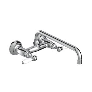 wall-mounted double-handle mixer tap 1