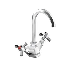 double-handle washbasin mixer tap 1