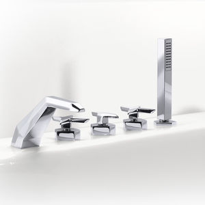 double-handle shower mixer tap