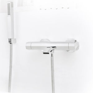 double-handle shower mixer tap