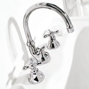 double-handle washbasin mixer tap