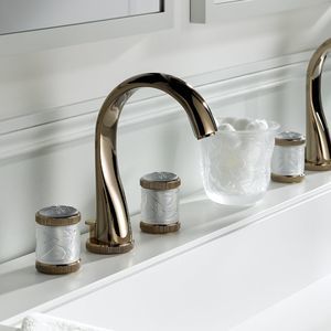 double-handle washbasin mixer tap