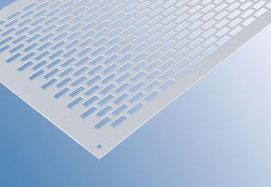 perforated sheet metal / steel / aluminum / with long perforations