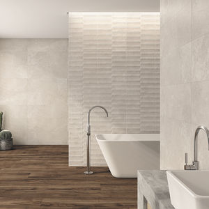 indoor tiles / wall / ceramic / rectangular
