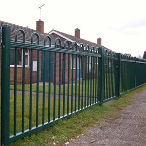 fence with bars