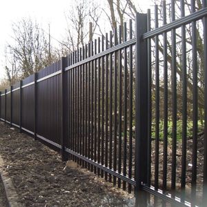 fence with bars