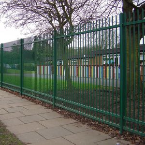 fence with bars