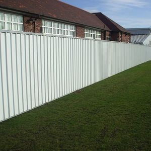 fence with panels