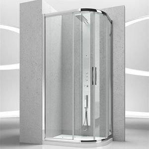 glass shower cubicle