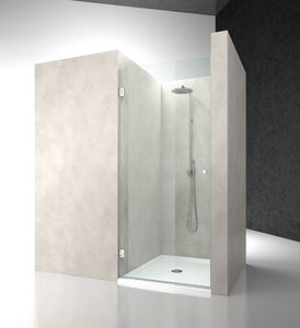 pivoting shower screen