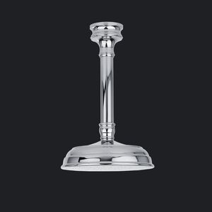 ceiling-mounted shower head / round / rain / with fixed shower head