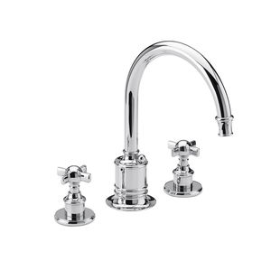 double-handle washbasin mixer tap