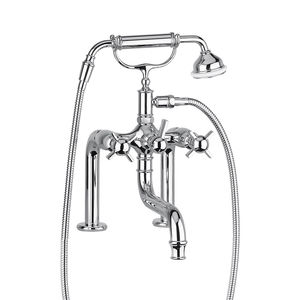 double-handle shower mixer tap