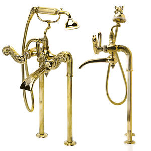 double-handle bathtub mixer tap