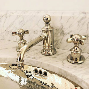 double-handle washbasin mixer tap