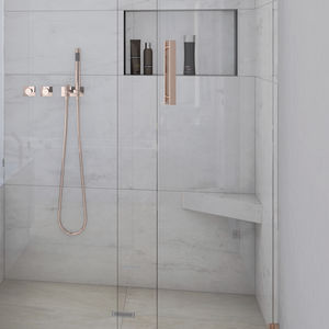 fixed shower seat