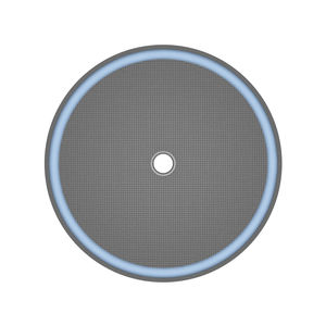 round shower base / ready-to-tile / fiberglass / concrete