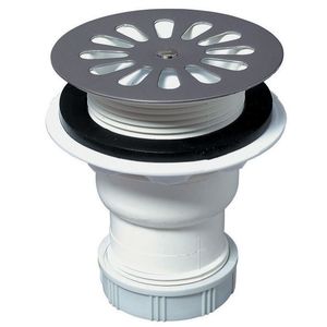 chrome steel shower drain