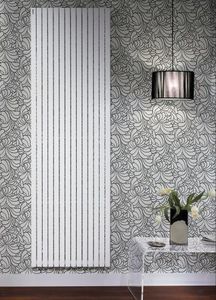 hot water radiator / metal / contemporary / vertical