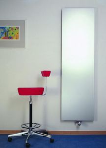 hot water radiator / steel / contemporary / vertical