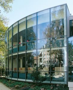 transparent glass panel