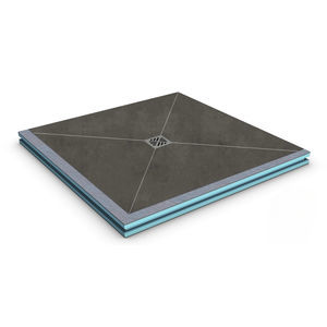 flush shower base