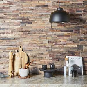 wooden wall cladding panel