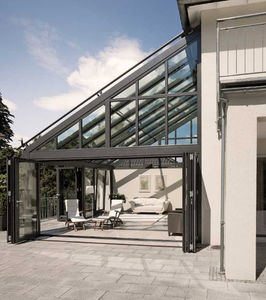aluminum conservatory / commercial / with heat insulation