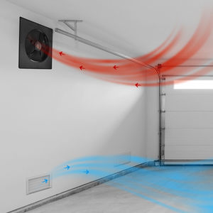 extractor fan / wall-mounted / ceiling / roof