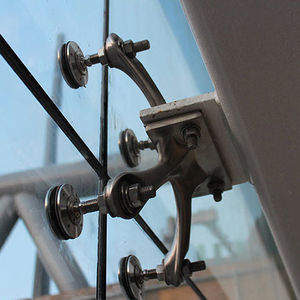 brushed stainless steel fastening system