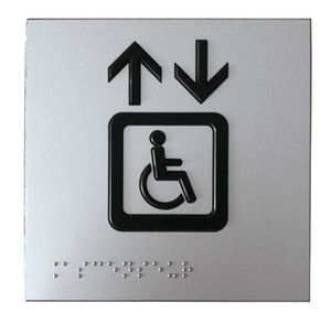 orientation signage plate