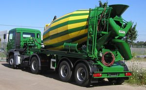 concrete mixer truck